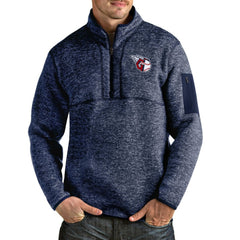 Cleveland Guardians Antigua Fortune Quarter-Zip Pullover Jacket Lifestyle