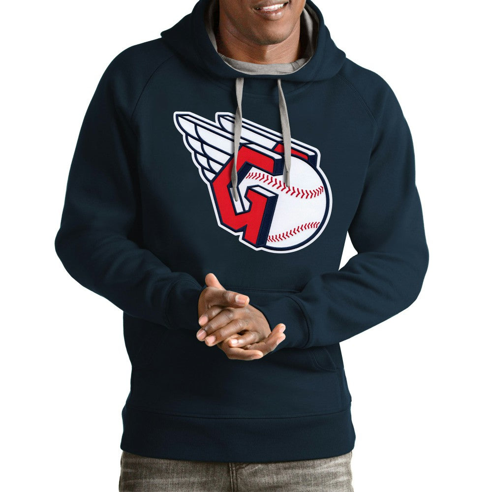 Cleveland Guardians Antigua Team Victory Pullover Hoodie discount