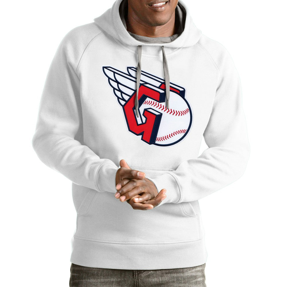 Cleveland Guardians Antigua Team Victory Pullover Hoodie Clearance