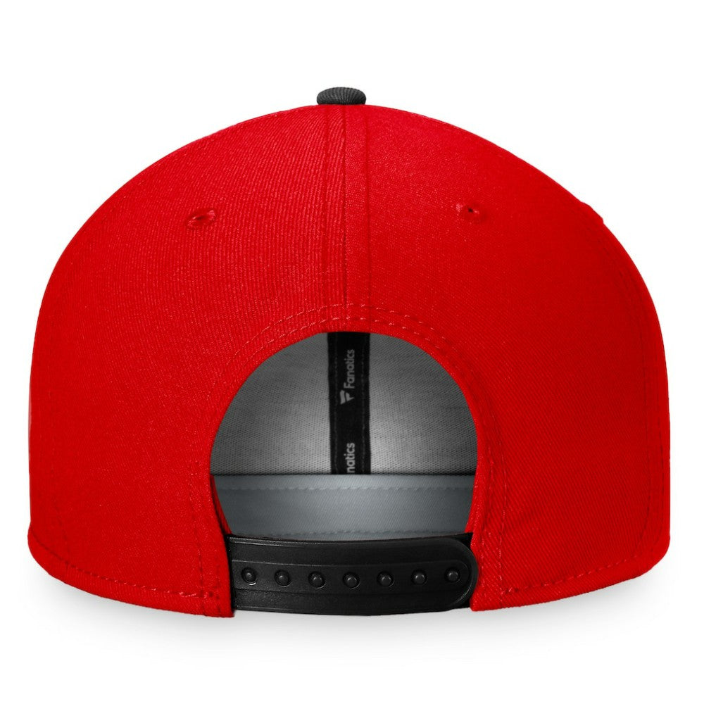 Chicago Blackhawks Fanatics Iconic Color Blocked Snapback Hat Red/Black