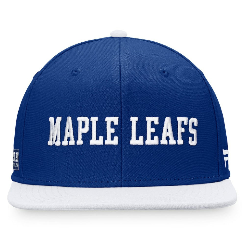 Toronto Maple Leafs - Fanatics Iconic Color Blocked Snapback Hat Blue/White