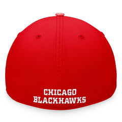 Chicago Blackhawks Fanatics Defender Flex Hat Red