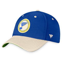 St. Louis Blues - Fanatics True Classics Retro Flex Hat Royal/Khaki