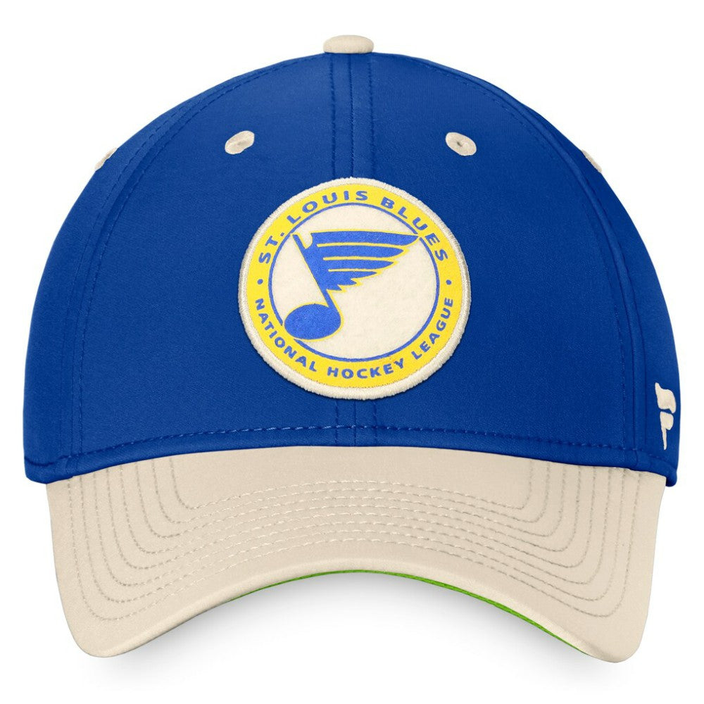 St. Louis Blues - Fanatics True Classics Retro Flex Hat Royal/Khaki