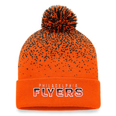 Philadelphia Flyers - Fanatics Iconic Gradient Cuffed Knit Hat with Pom Orange