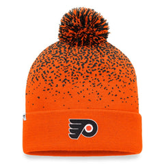 Philadelphia Flyers - Fanatics Iconic Gradient Cuffed Knit Hat with Pom Orange