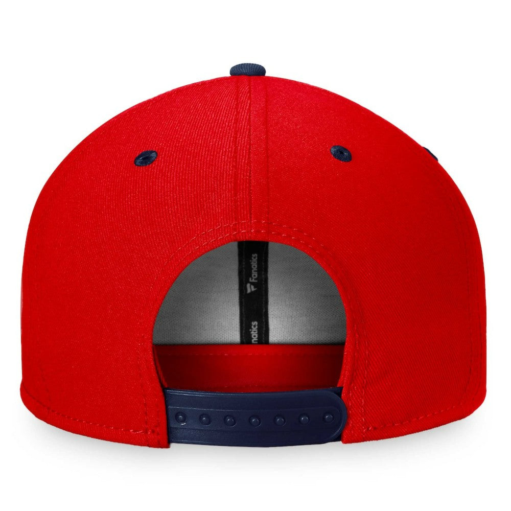 Washington Capitals Fanatics Heritage City Two-Tone Snapback Hat Red/Navy