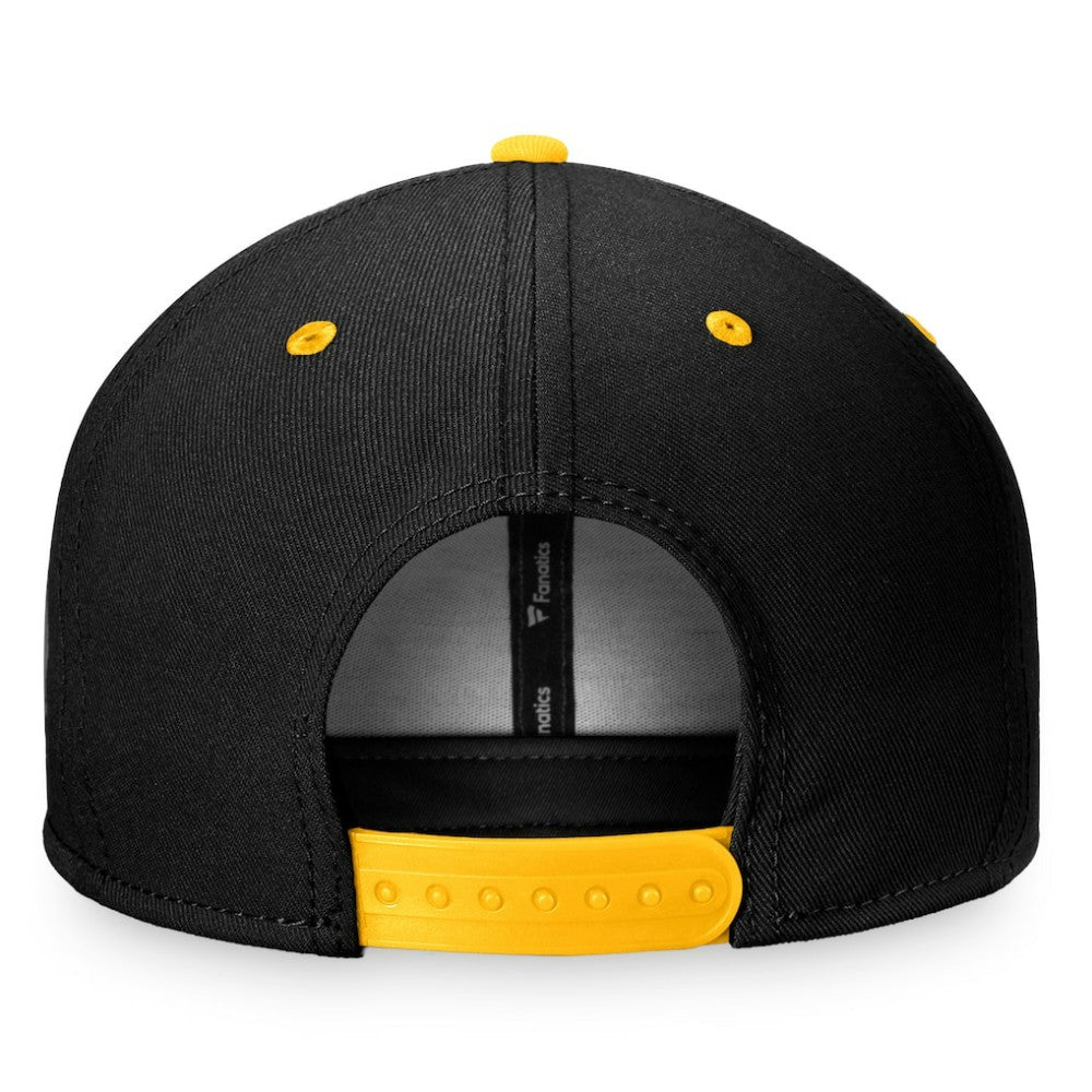Boston Bruins Fanatics Heritage Retro Two-Tone Snapback Hat Black/Gold