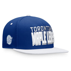 Toronto Maple Leafs - Fanatics Heritage Retro Two-Tone Snapback Hat Blue/White