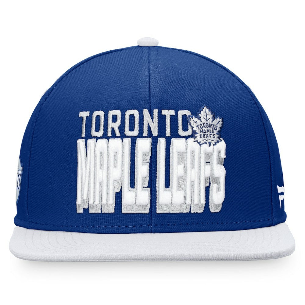 Toronto Maple Leafs - Fanatics Heritage Retro Two-Tone Snapback Hat Blue/White