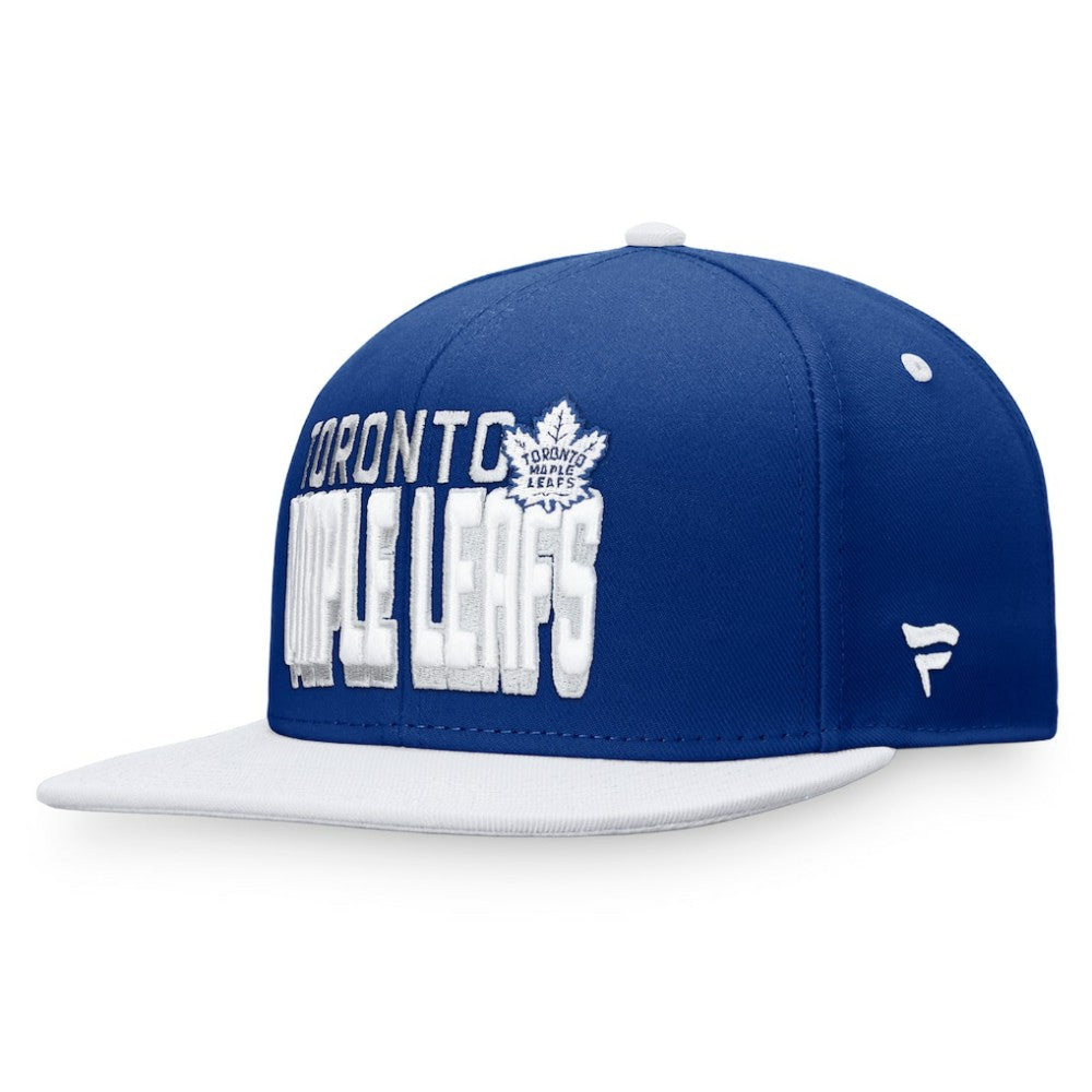 Toronto Maple Leafs - Fanatics Heritage Retro Two-Tone Snapback Hat Blue/White