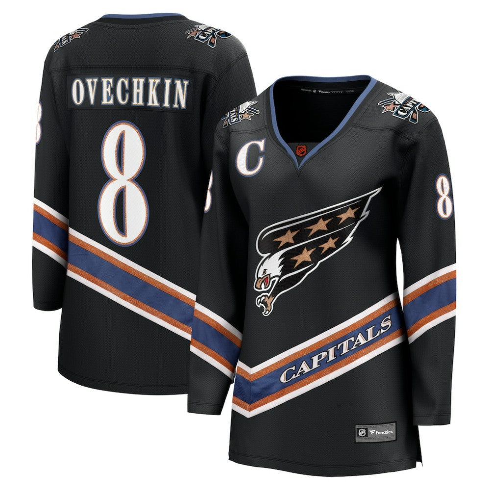 Alexander Ovechkin Washington Capitals Fanatics Women's Special Edition 2.0 Breakaway Player Jersey - Black | NHL Jerseys