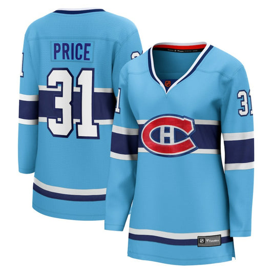 Carey Price Montreal Canadiens Fanatics Women's Special Edition 2.0 Breakaway Player Jersey - Light Blue | NHL Jerseys