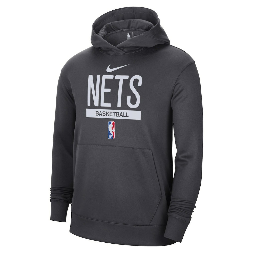 Nike - Brooklyn Nets 2022/23 Spotlight On-Court Practice Performance Pullover Hoodie - Anthracite