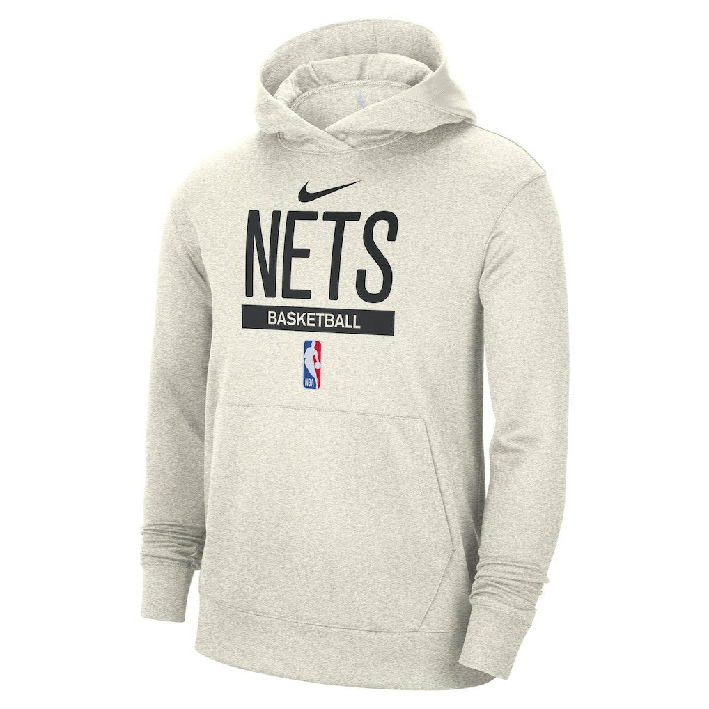 Nike - Brooklyn Nets 2022/23 Spotlight On-Court Practice Performance Pullover Hoodie - Cream