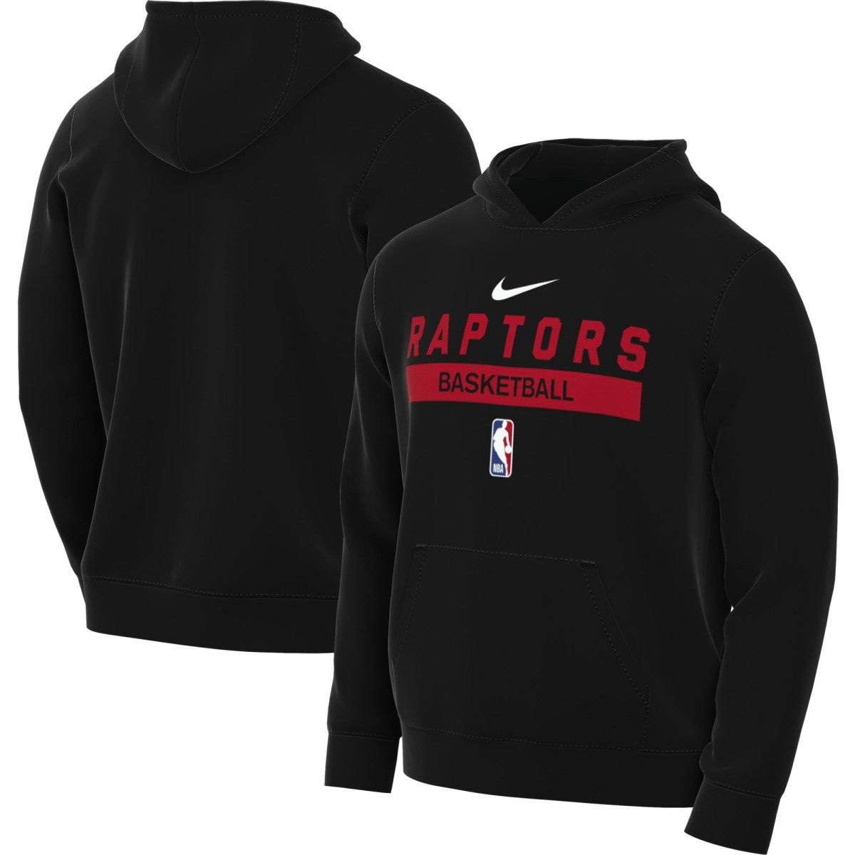Nike - Toronto Raptors 2022/23 Spotlight On-Court Practice Performance Pullover Hoodie - Black