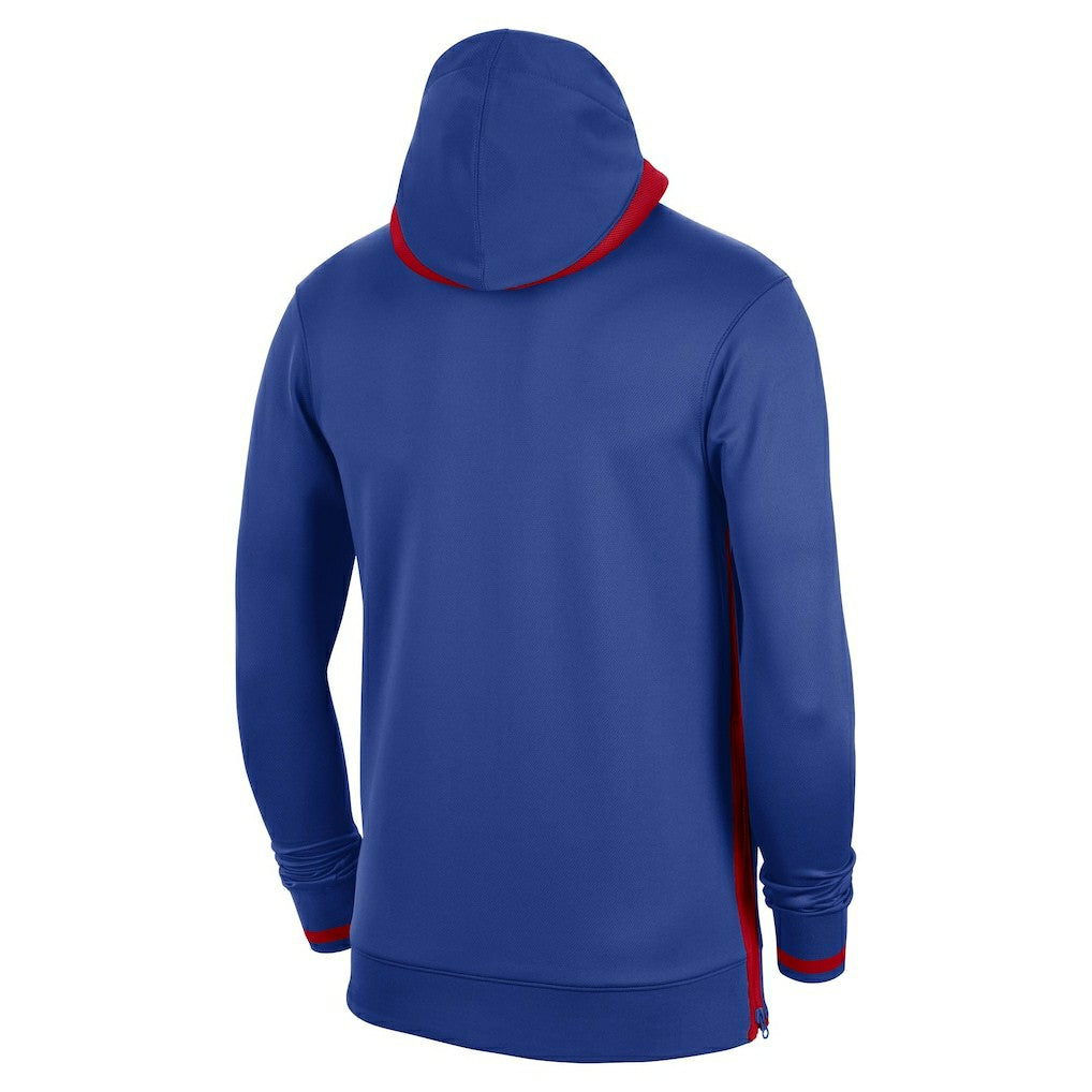 Nike - Philadelphia 76ers Authentic Showtime Performance Full-Zip Hoodie - Royal