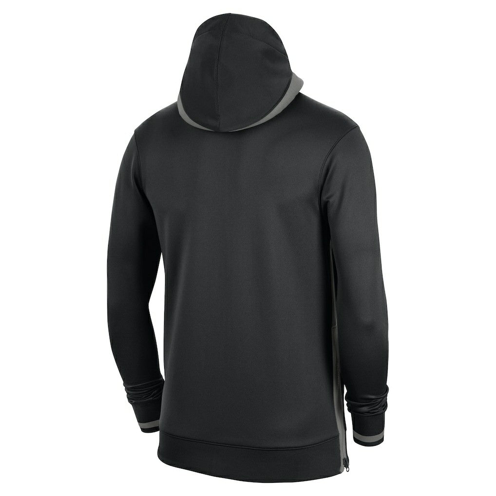 Nike - Brooklyn Nets Authentic Showtime Performance Full-Zip Hoodie - Black