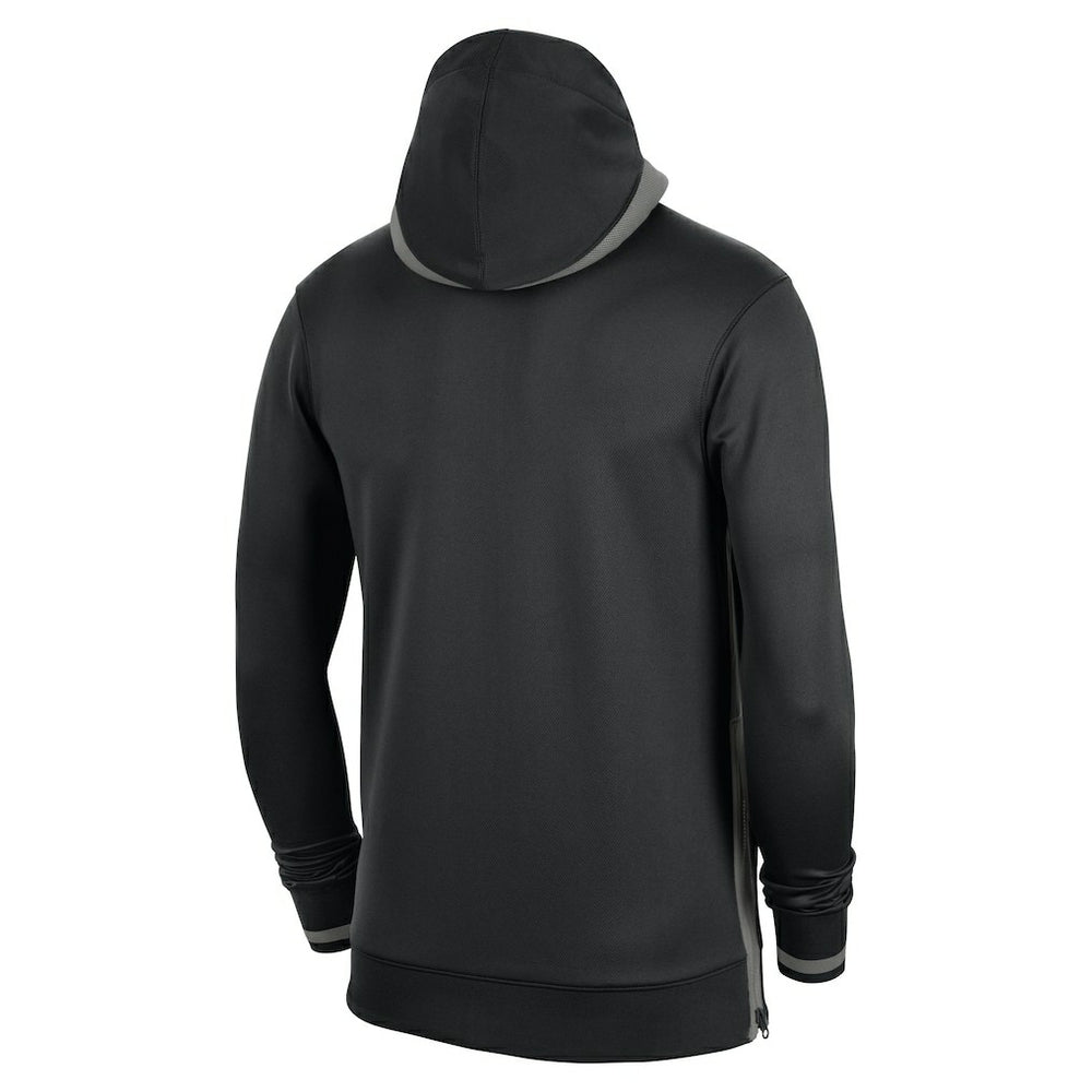 Nike - Brooklyn Nets Authentic Showtime Performance Full-Zip Hoodie - Black