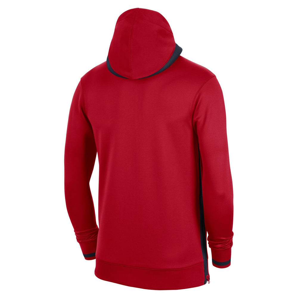 Nike - Washington Wizards Authentic Showtime Performance Full-Zip Hoodie - Red