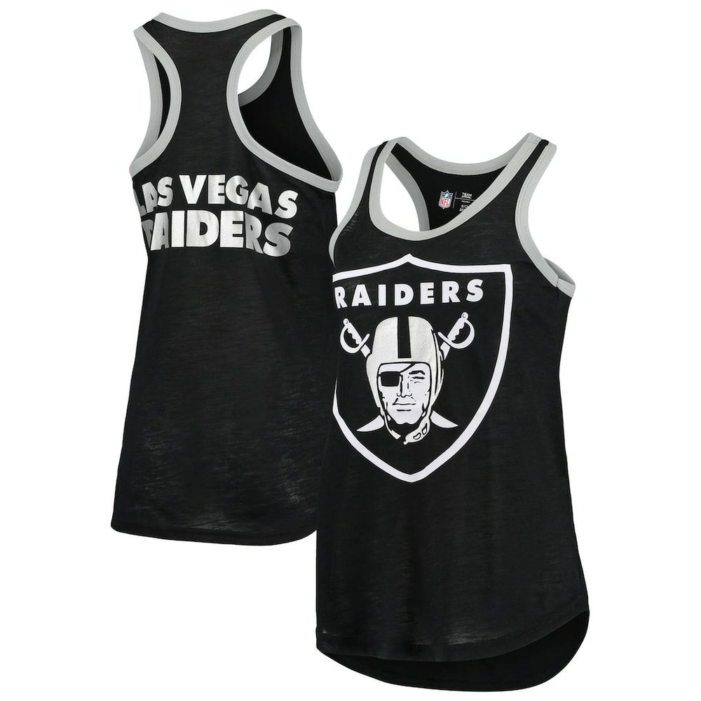 Las Vegas Raiders G-III 4Her by Carl Banks Women's Tater Burnout Tank Top Black - NFL