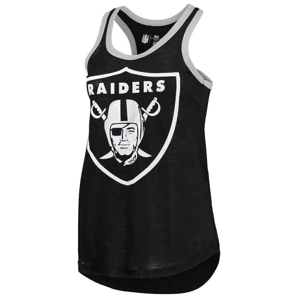 Las Vegas Raiders G-III 4Her by Carl Banks Women's Tater Burnout Tank Top Black - NFL