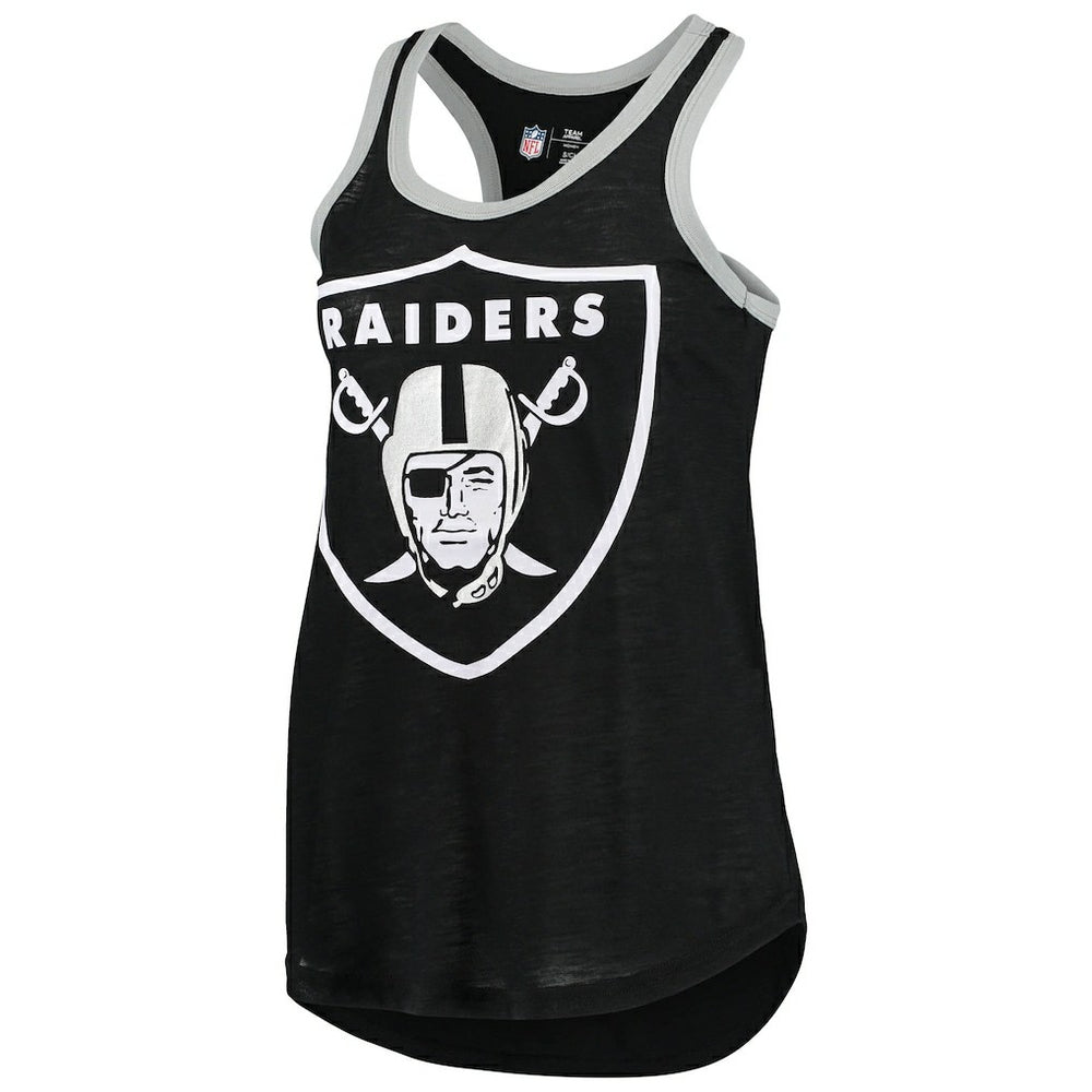 Las Vegas Raiders G-III 4Her by Carl Banks Women's Tater Burnout Tank Top Black - NFL