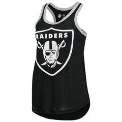 Las Vegas Raiders G-III 4Her by Carl Banks Women's Tater Burnout Tank Top Black - NFL
