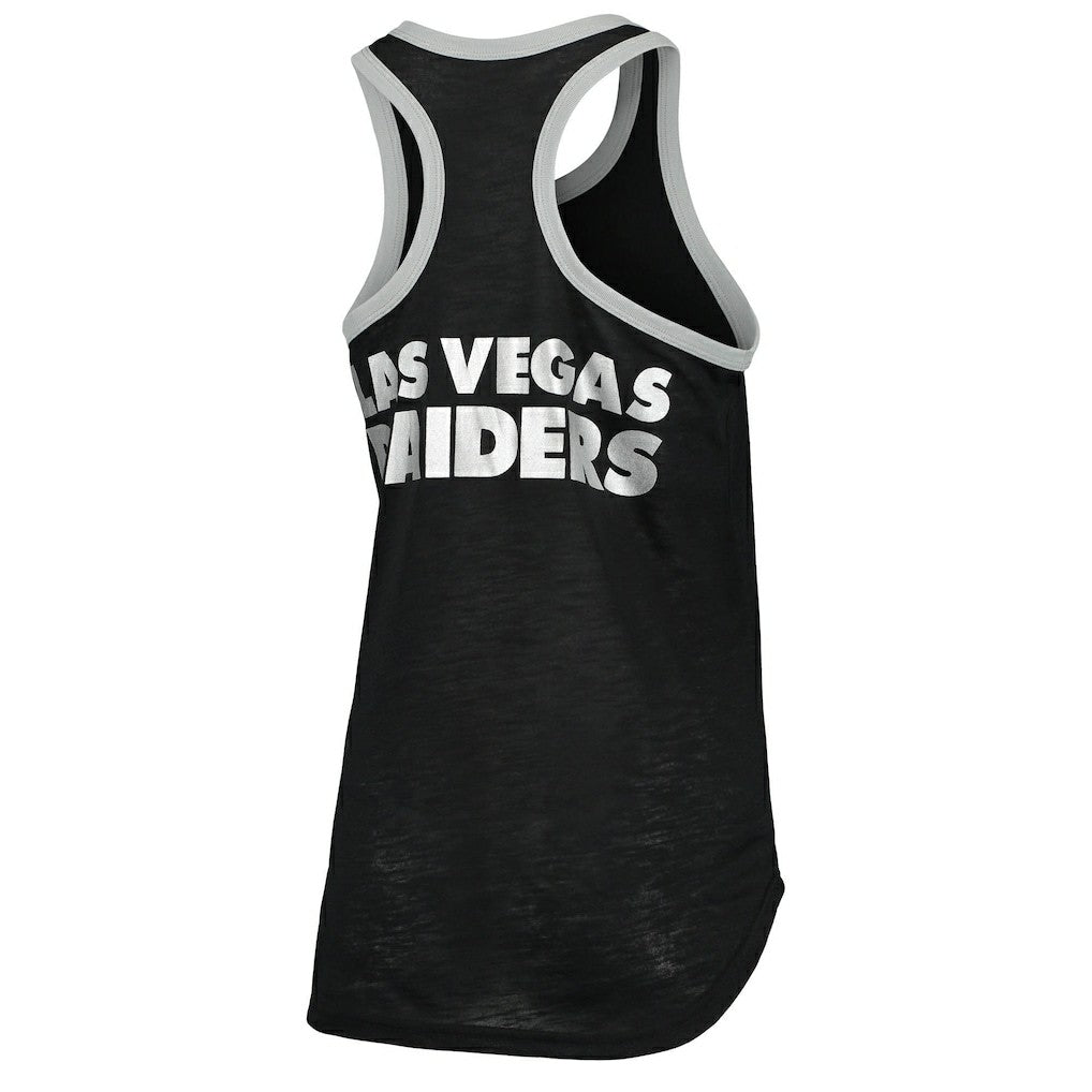 Las Vegas Raiders G-III 4Her by Carl Banks Women's Tater Burnout Tank Top Black - NFL