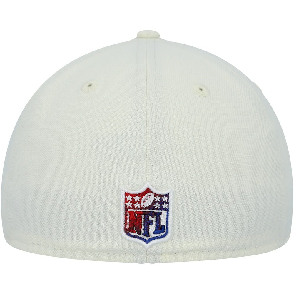 New York Giants New Era Chrome Color Dim 59FIFTY Fitted Hat Cream - NFL