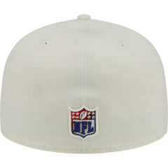 New York Giants New Era Chrome Color Dim 59FIFTY Fitted Hat Cream - NFL
