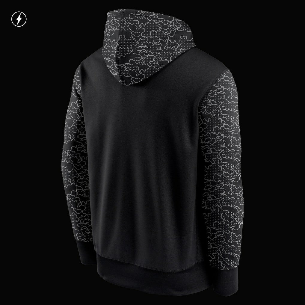 Cleveland Browns RFLCTV Chevron Pullover Hoodie Black - Nike