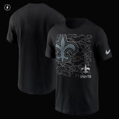 New Orleans Saints RFLCTV T-Shirt Black - Nike