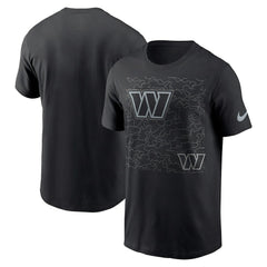 Washington Commanders RFLCTV T-Shirt Black - Nike