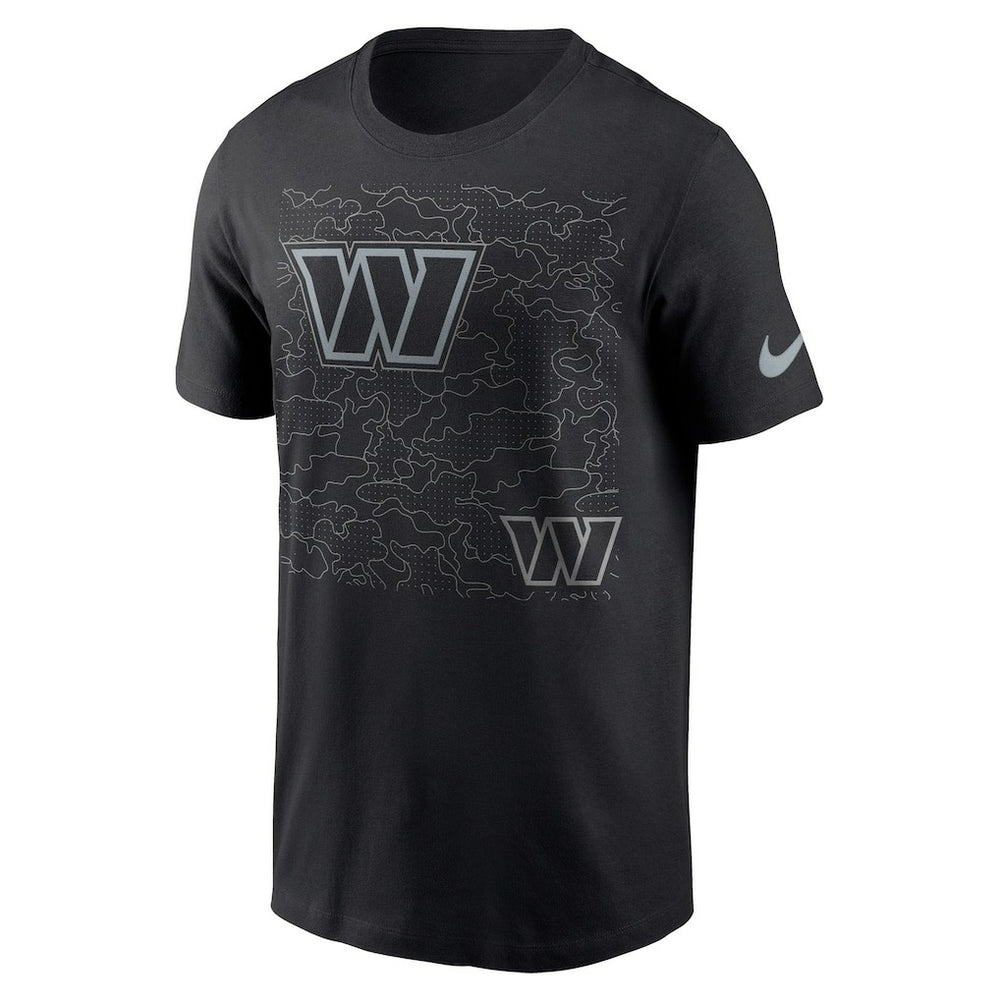 Washington Commanders RFLCTV T-Shirt Black - Nike