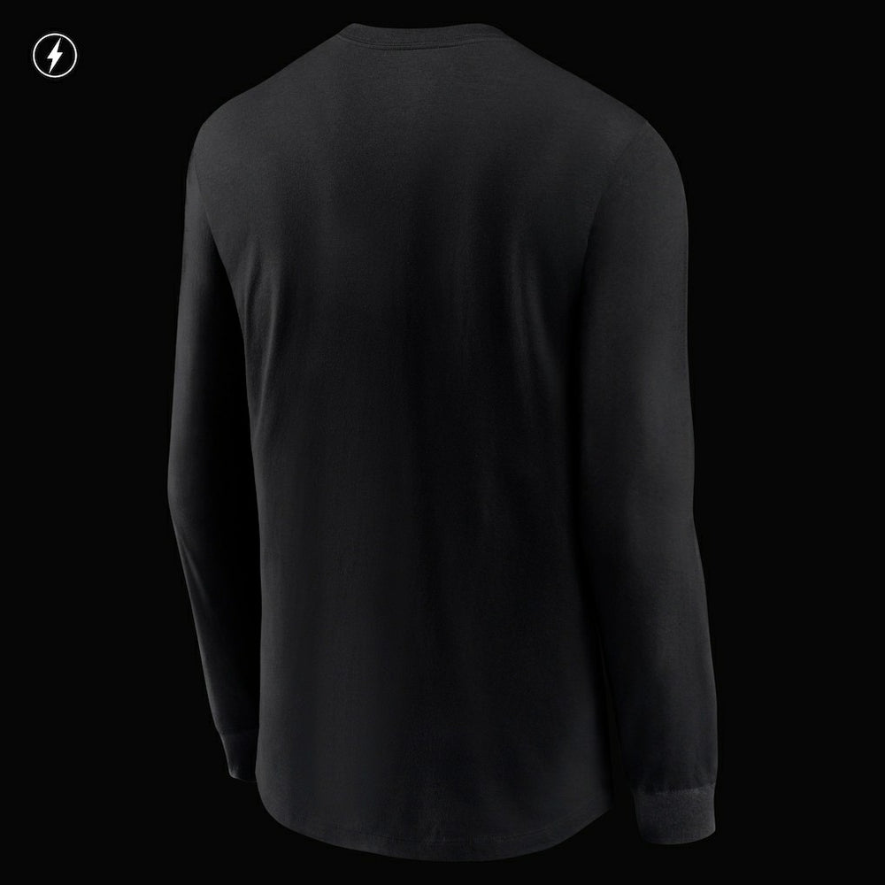 Las Vegas Raiders RFLCTV Name and Logo T-Shirt Black - Nike