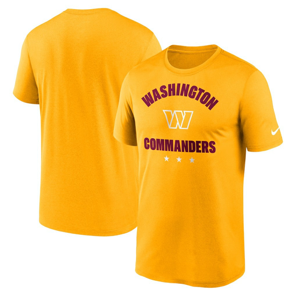Washington Commanders Arch Legend T-Shirt Gold - Nike