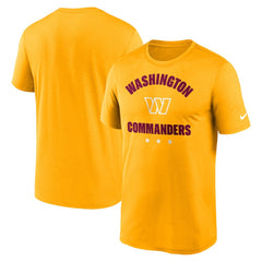 Washington Commanders Arch Legend T-Shirt Gold - Nike