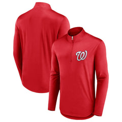Washington Nationals Fanatics Tough Minded Lightweight Quarter-Zip Pullover Clearance