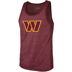 Terry McLaurin Washington Commanders Majestic Threads Player Name & Number Tank Top Heathered Burgundy - NFL