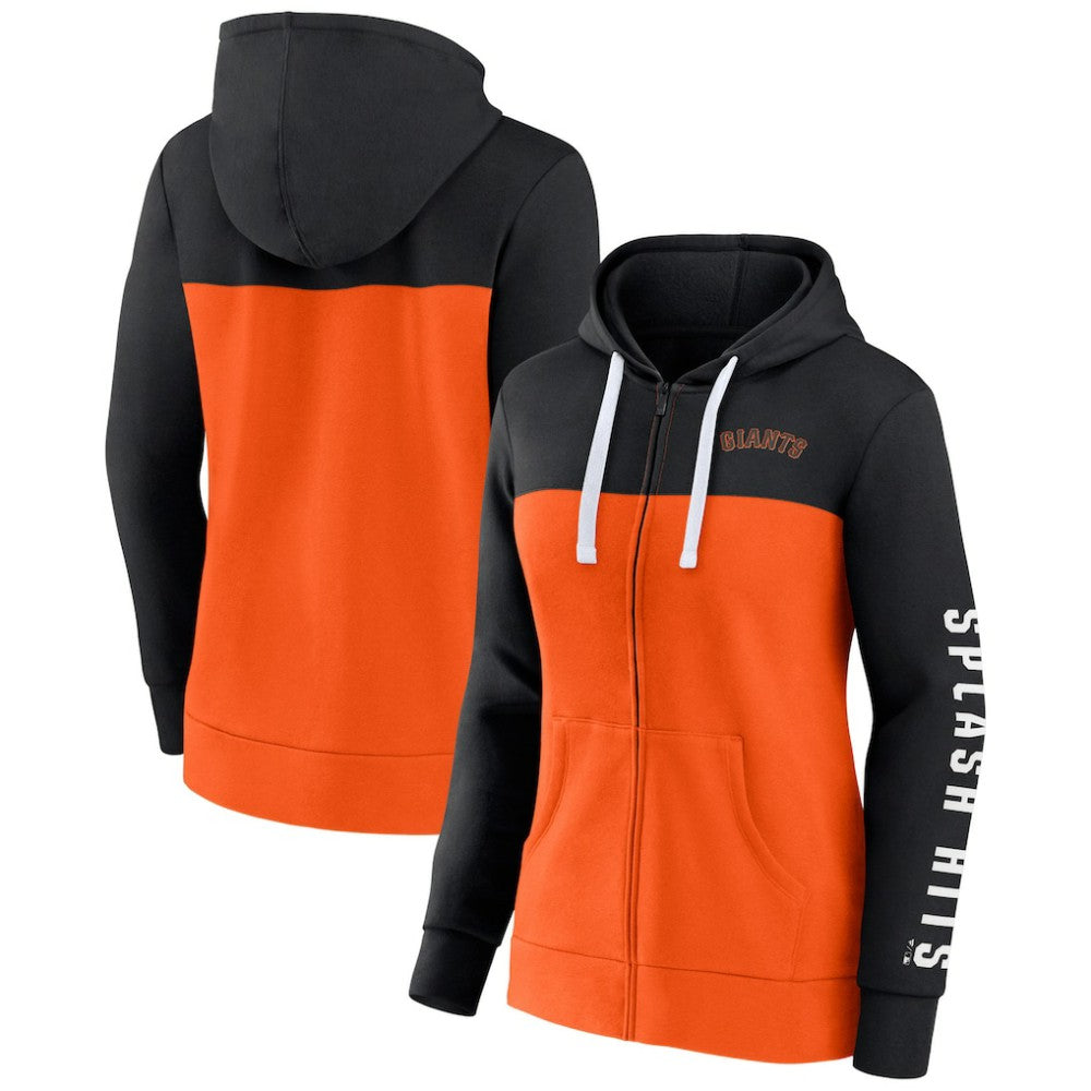 San Francisco Giants Fanatics Women's Take The Field Colorblocked Hoodie Full-Zip Jacket Online