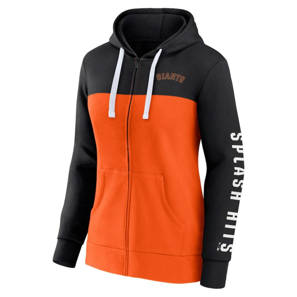 San Francisco Giants Fanatics Women's Take The Field Colorblocked Hoodie Full-Zip Jacket Online