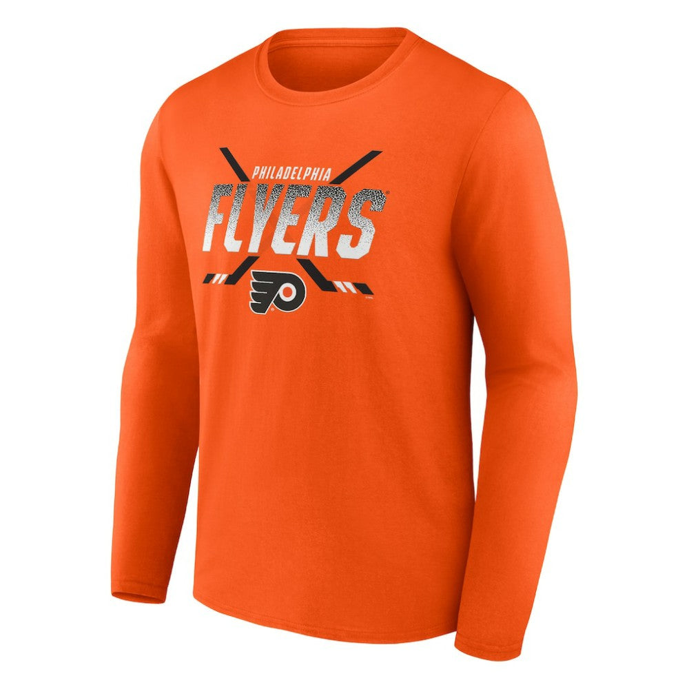 Philadelphia Flyers - Fanatics Covert Long Sleeve T-Shirt Orange