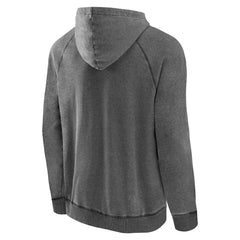 Fanatics - Brooklyn Nets True Classics Vintage Snow Wash Raglan Pullover Hoodie - Gray