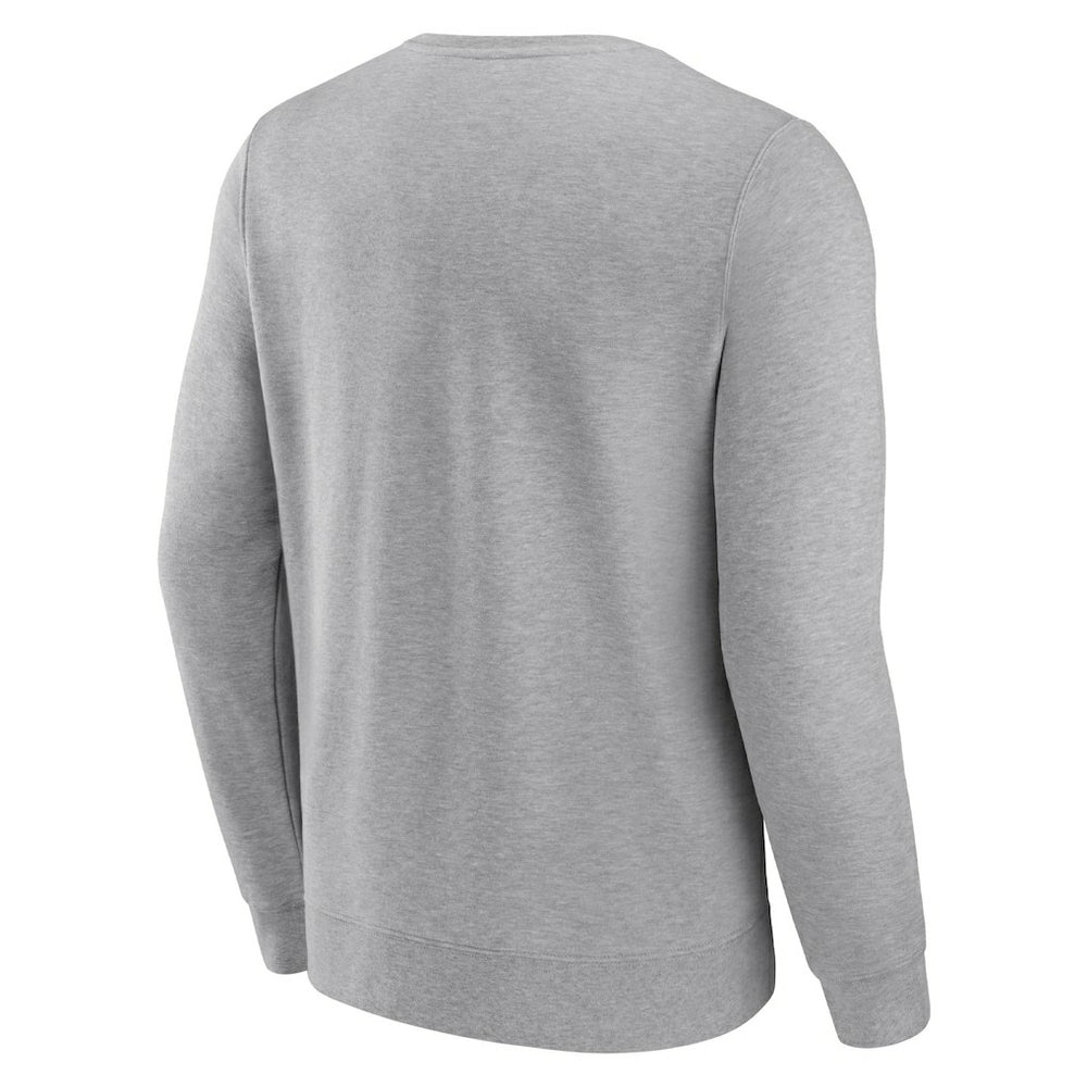 Fanatics - Chicago Bulls True Classics Vint Pullover Sweatshirt - Heathered Gray