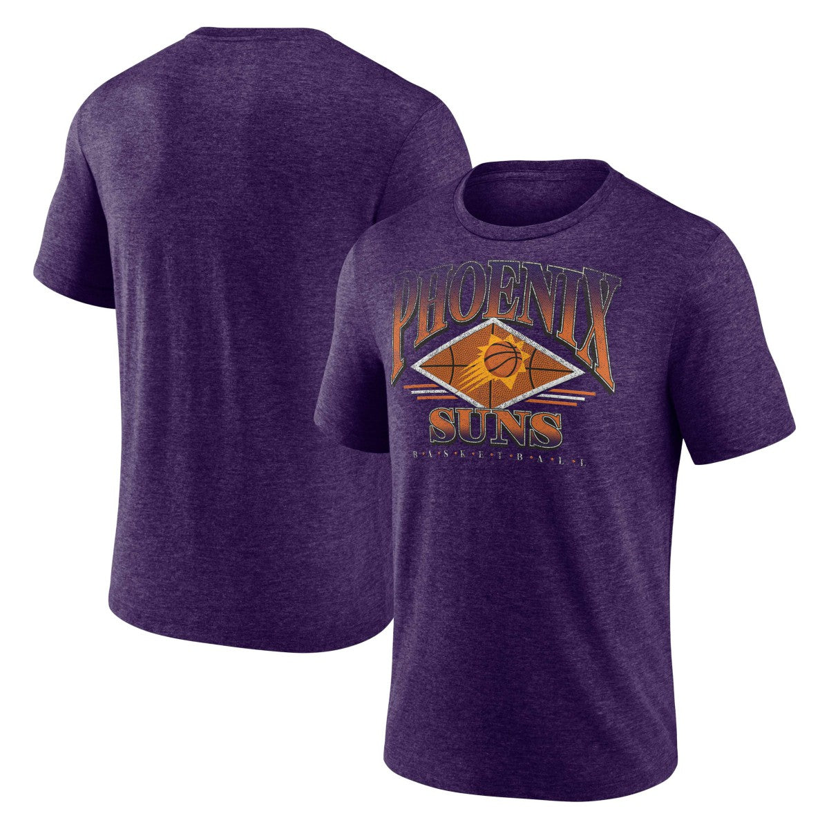 Fanatics - Phoenix Suns True Classics Power Phase Tri-Blend T-Shirt - Heather Purple