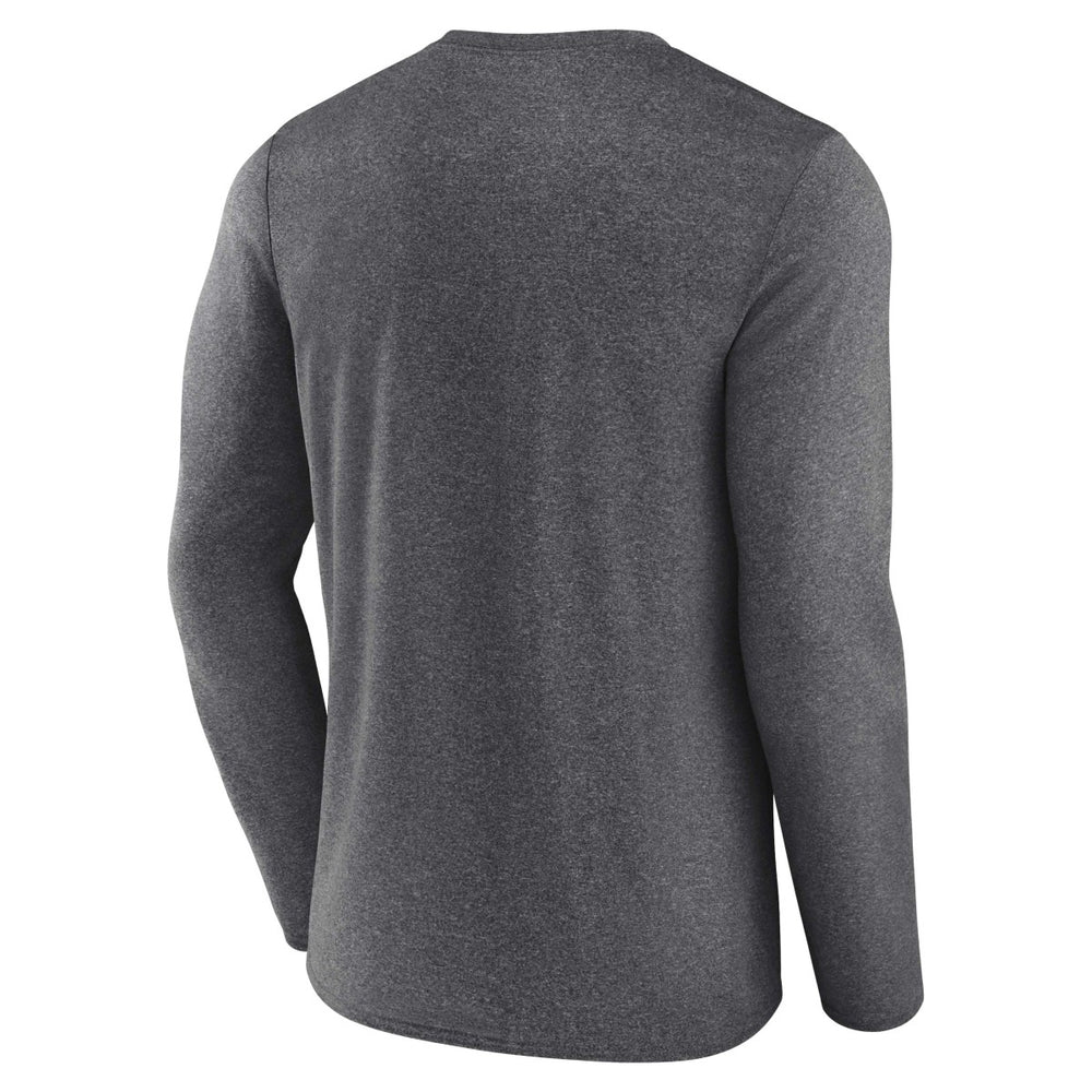 Fanatics - Toronto Raptors Where Legends Play Iconic Practice Long Sleeve T-Shirt - Heathered Charcoal