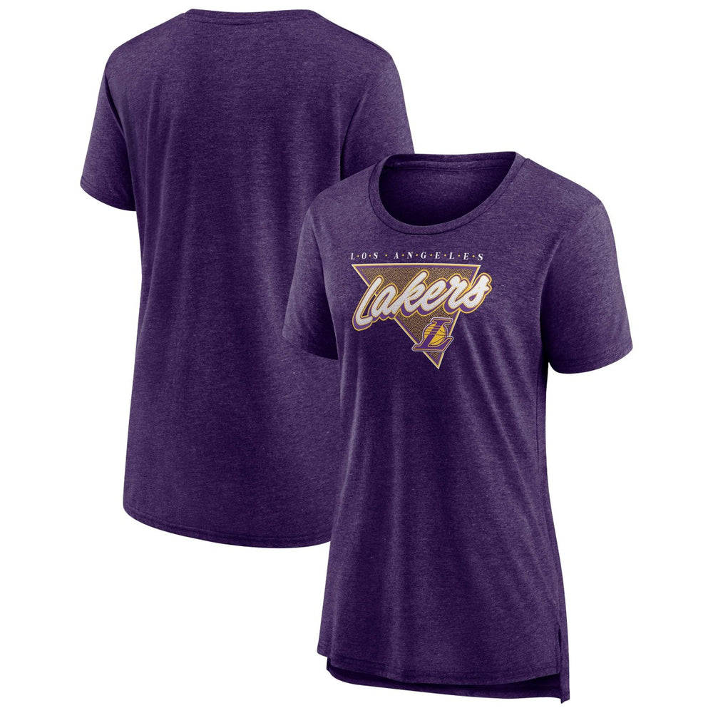 Fanatics - Los Angeles Lakers Women's True Classics Tri-Blend T-Shirt - Heathered Purple