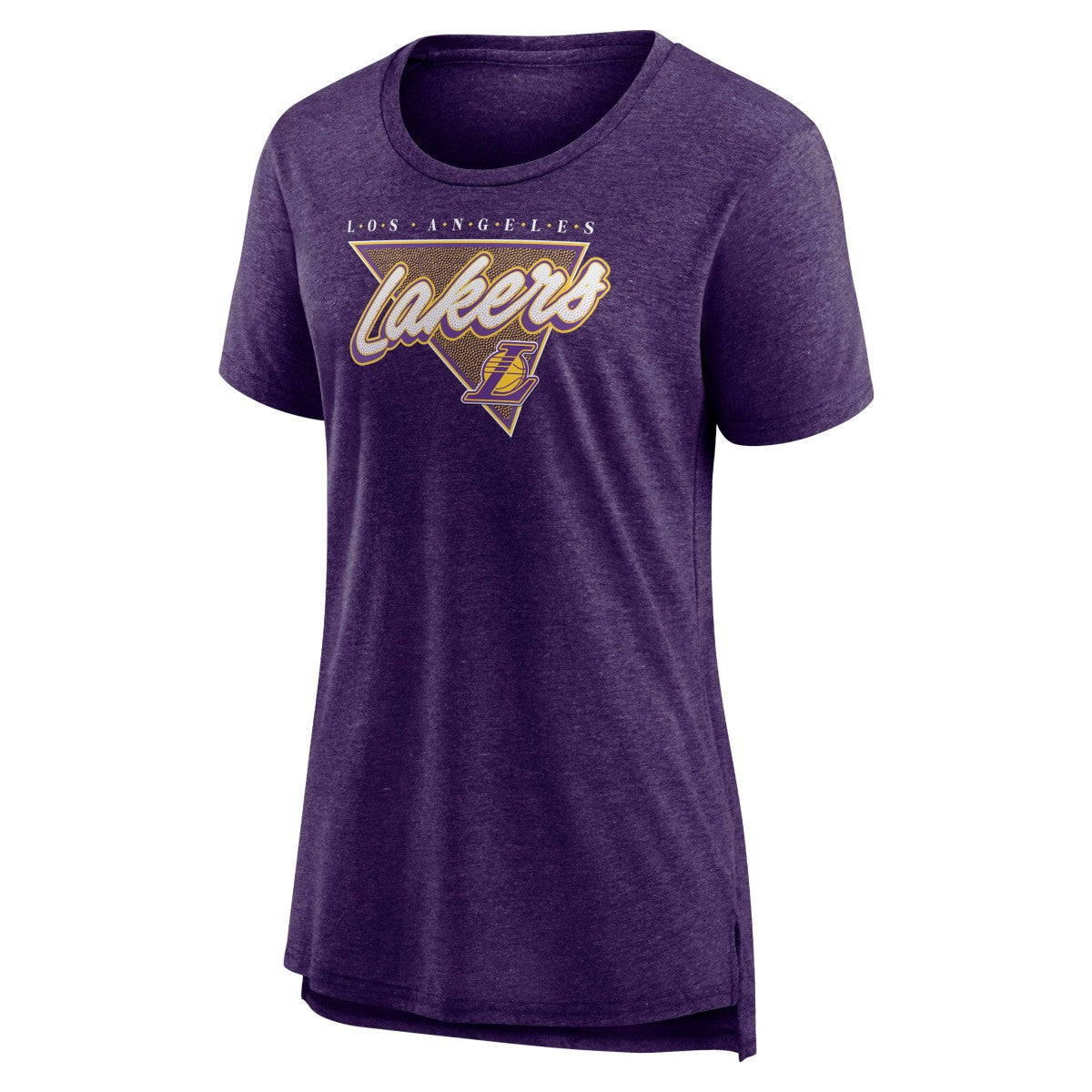 Fanatics - Los Angeles Lakers Women's True Classics Tri-Blend T-Shirt - Heathered Purple
