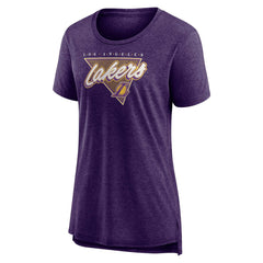 Fanatics - Los Angeles Lakers Women's True Classics Tri-Blend T-Shirt - Heathered Purple